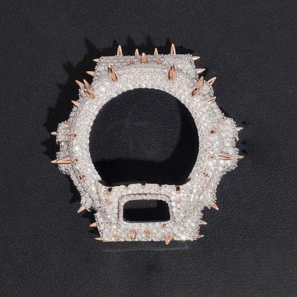 Watch Bezel & Watch Case for DW6900 - Thorns Moissanite S925
