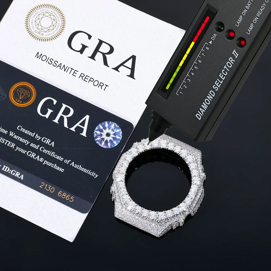 Iced Out Moissanite Bust Down Classic Bezel for GA2100