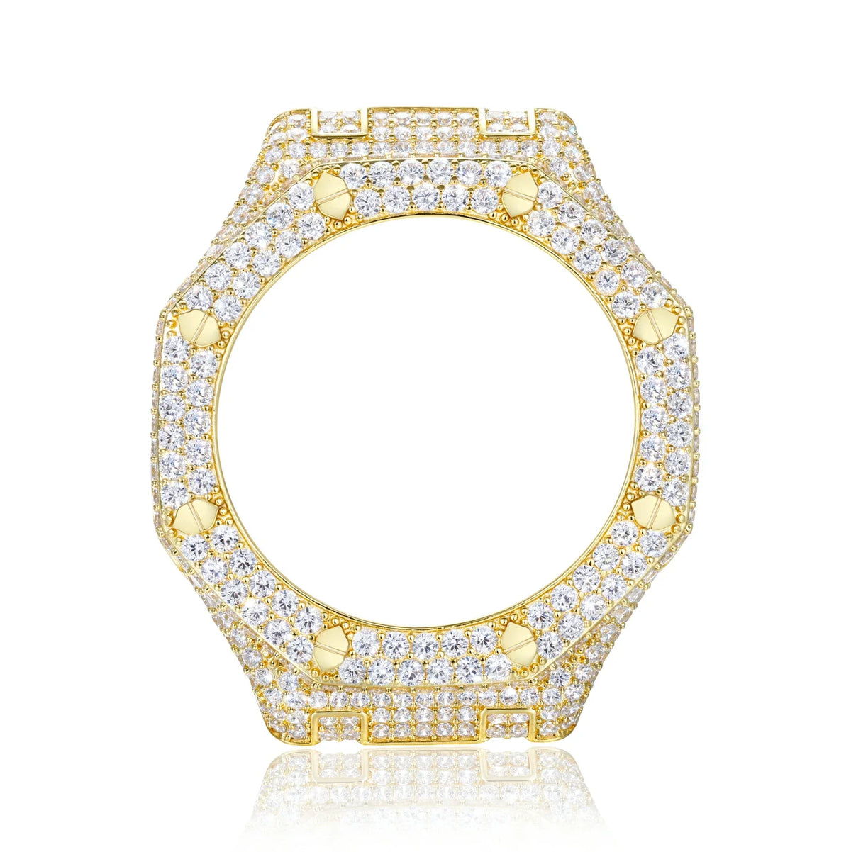 Iced Out Moissanite Bust Down Bezel for GA2100