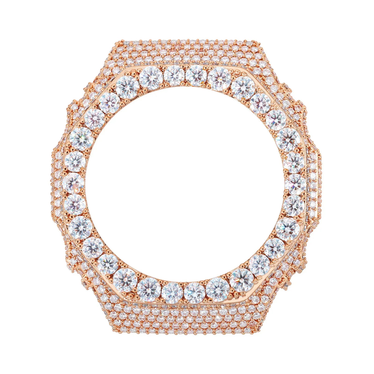 Iced Out Moissanite Bust Down Classic Bezel for GA2100