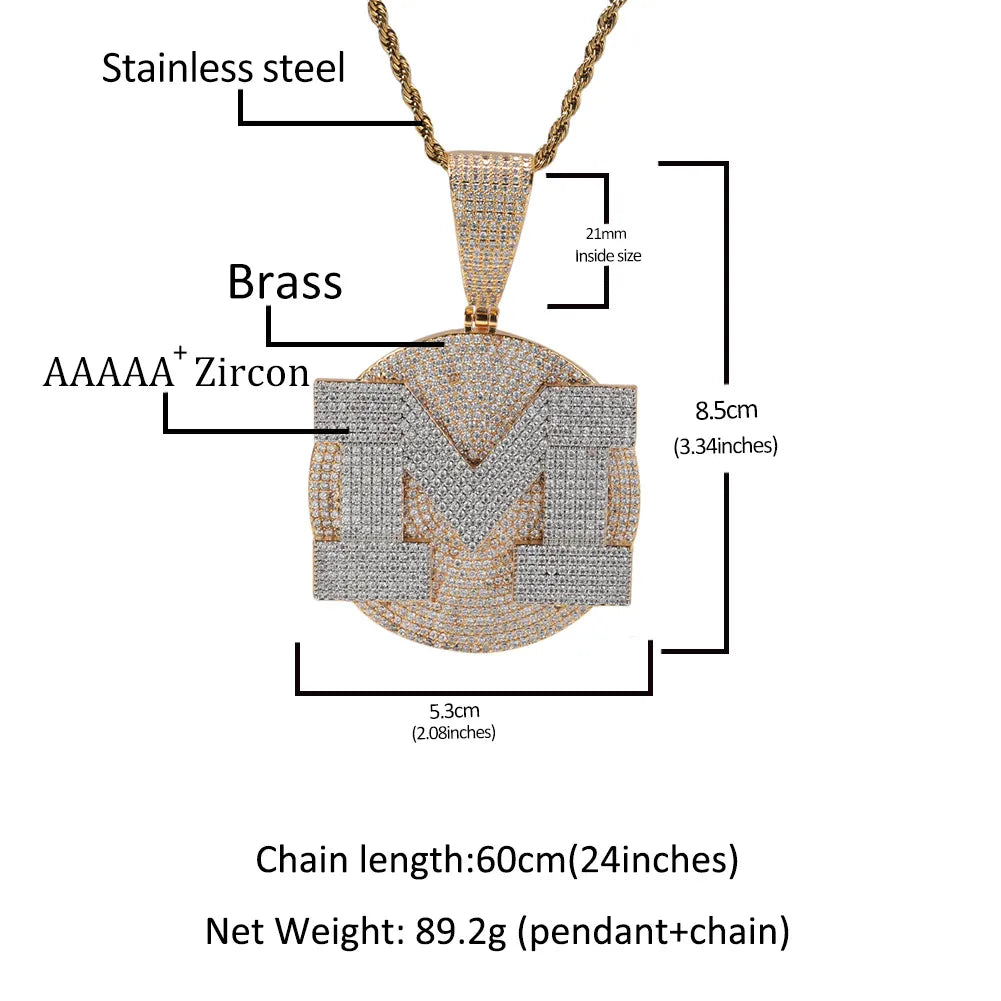 Custom | Choose Your "A-Z" Large Letter Pendant【R196】