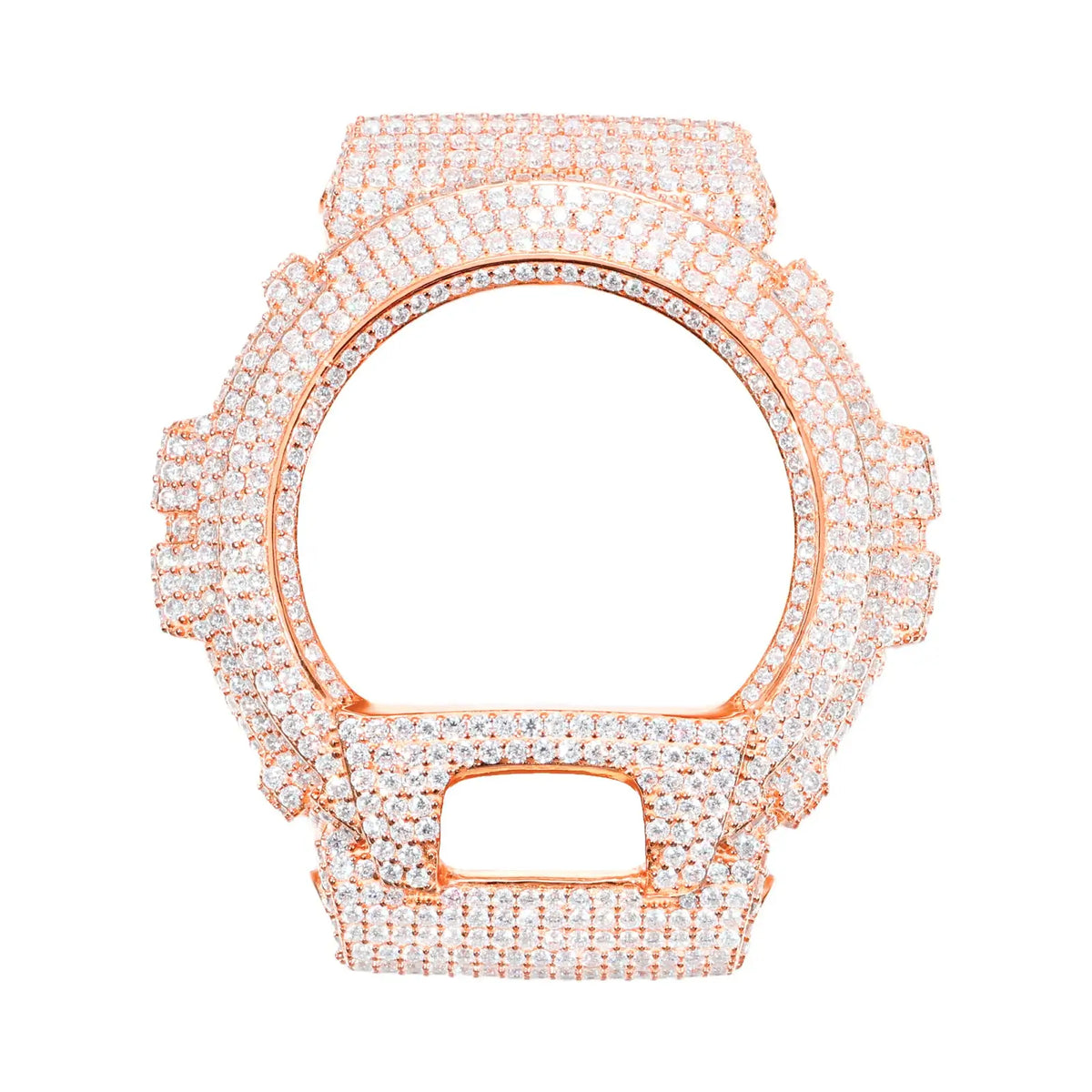 Watch Bezel & Watch Case for DW6900 - Classic Moissanite S925