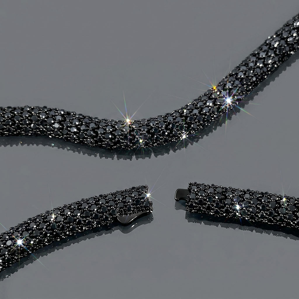 Iced Out 6mm Snake Hip Hop Chain【A151】