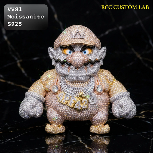 Iced Out Custom Heavyweight Boss Moissanite Hip Hop Pendant【R212】