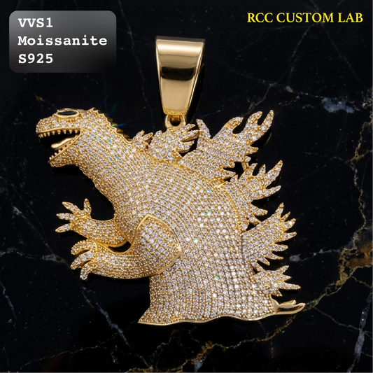 Iced Out Custom Monster Titan Moissanite Hip Hop Pendant【R244】