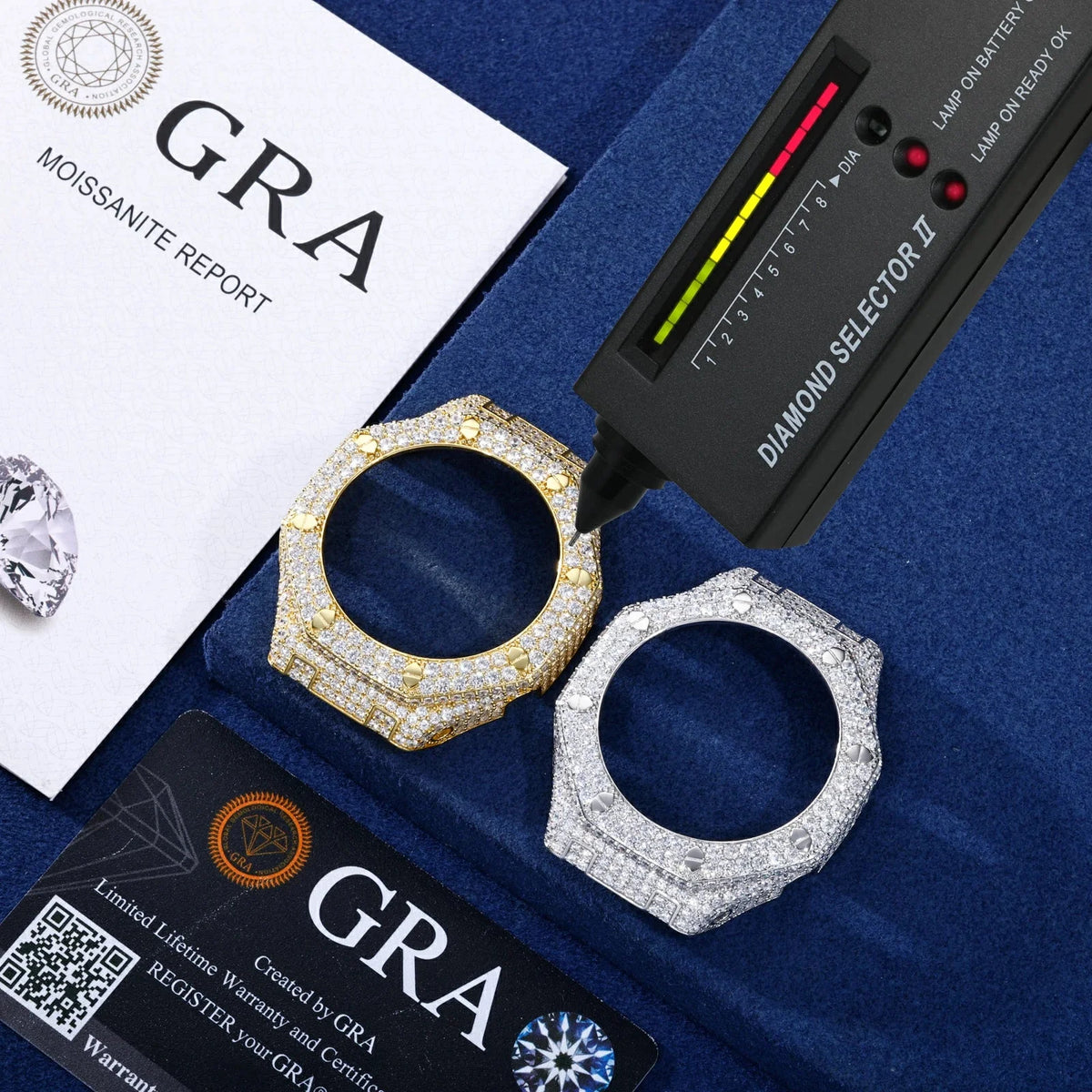 Iced Out Moissanite Bust Down Bezel for GA2100