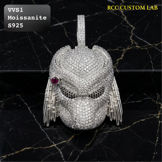 Iced Out Custom Alien Warrior Hip Hop Pendant【R221】