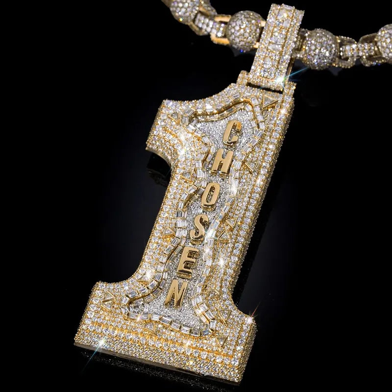 Luxury Iced Out Chosen 1 Pendant【A238】