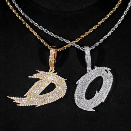 A–Z Burr Letter Pendant