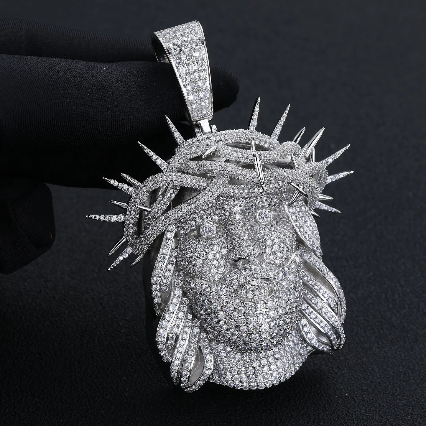 Iced Out Jesus Piece Moissanite Pendant【A270】