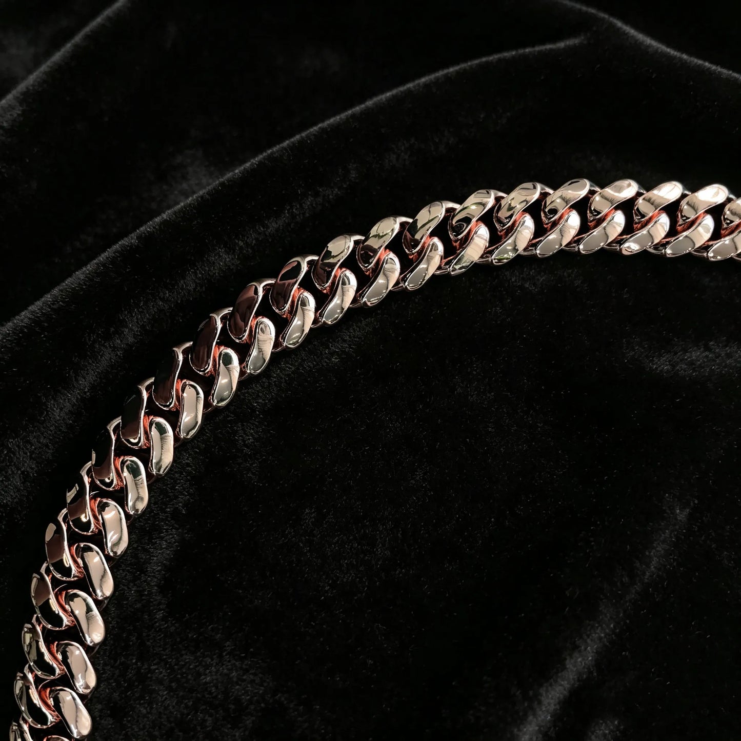 20mm Rose Gold Iced Out Cuban Chain (26")【A123】