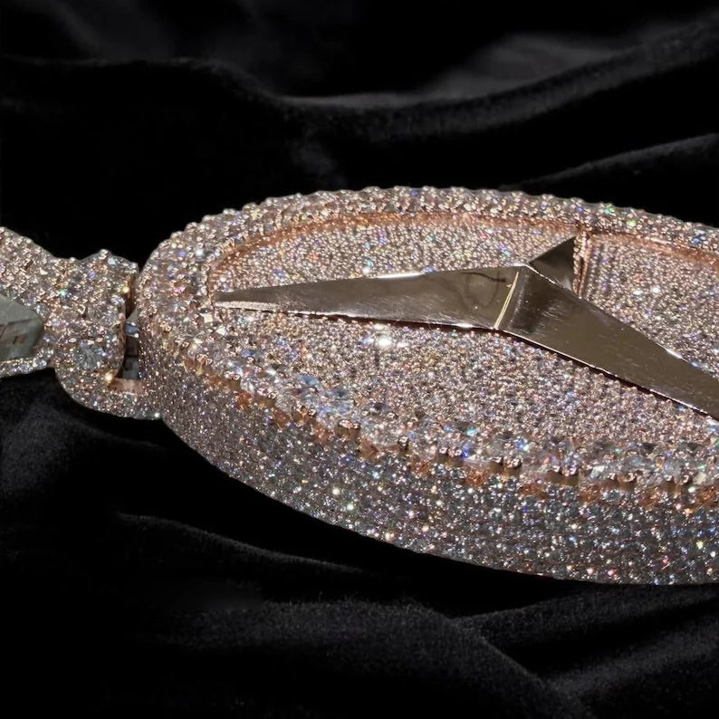 Iced Out Luxury Three-Point Star Moissanite Hip Hop Pendant【R224】