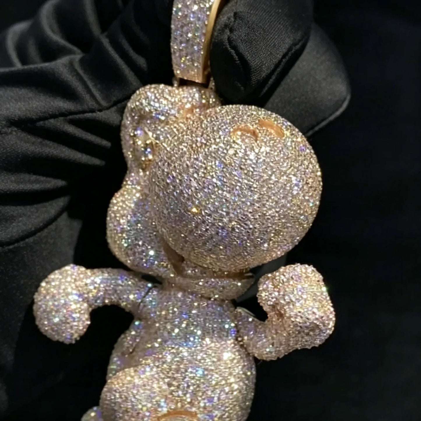 Iced Out Yoshi Character Pendant【A234】