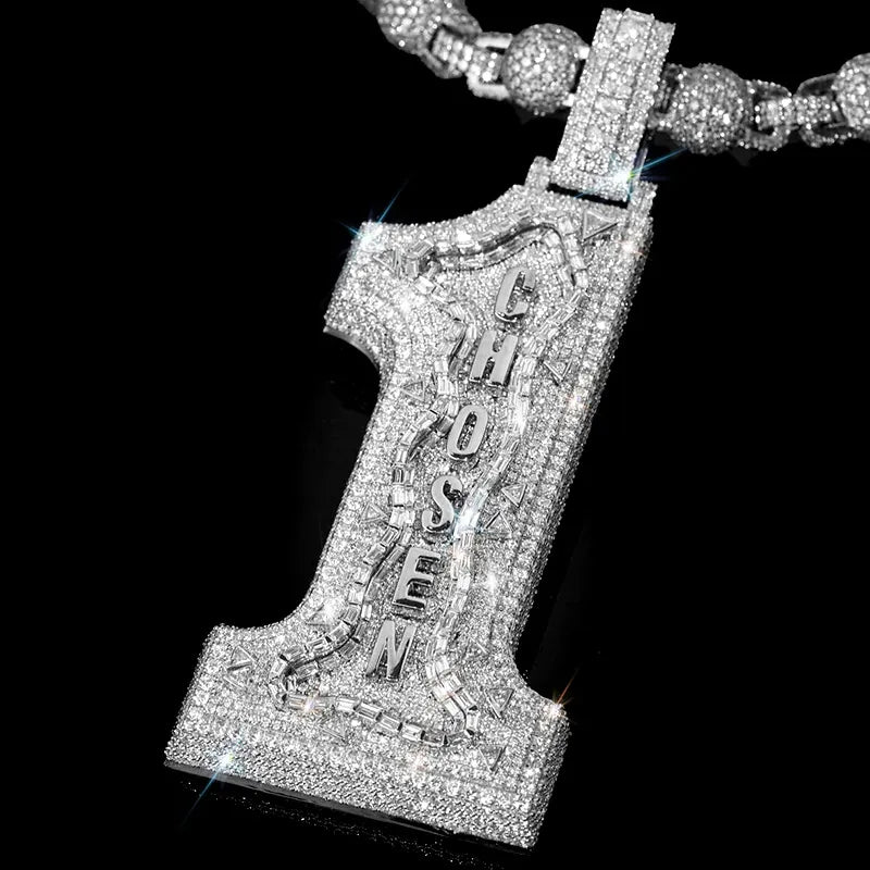 Luxury Iced Out Chosen 1 Pendant【A238】