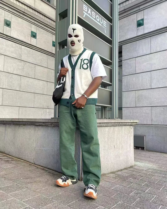Off-White Graphic Knit Balaclava Streetwear Mask【M103】