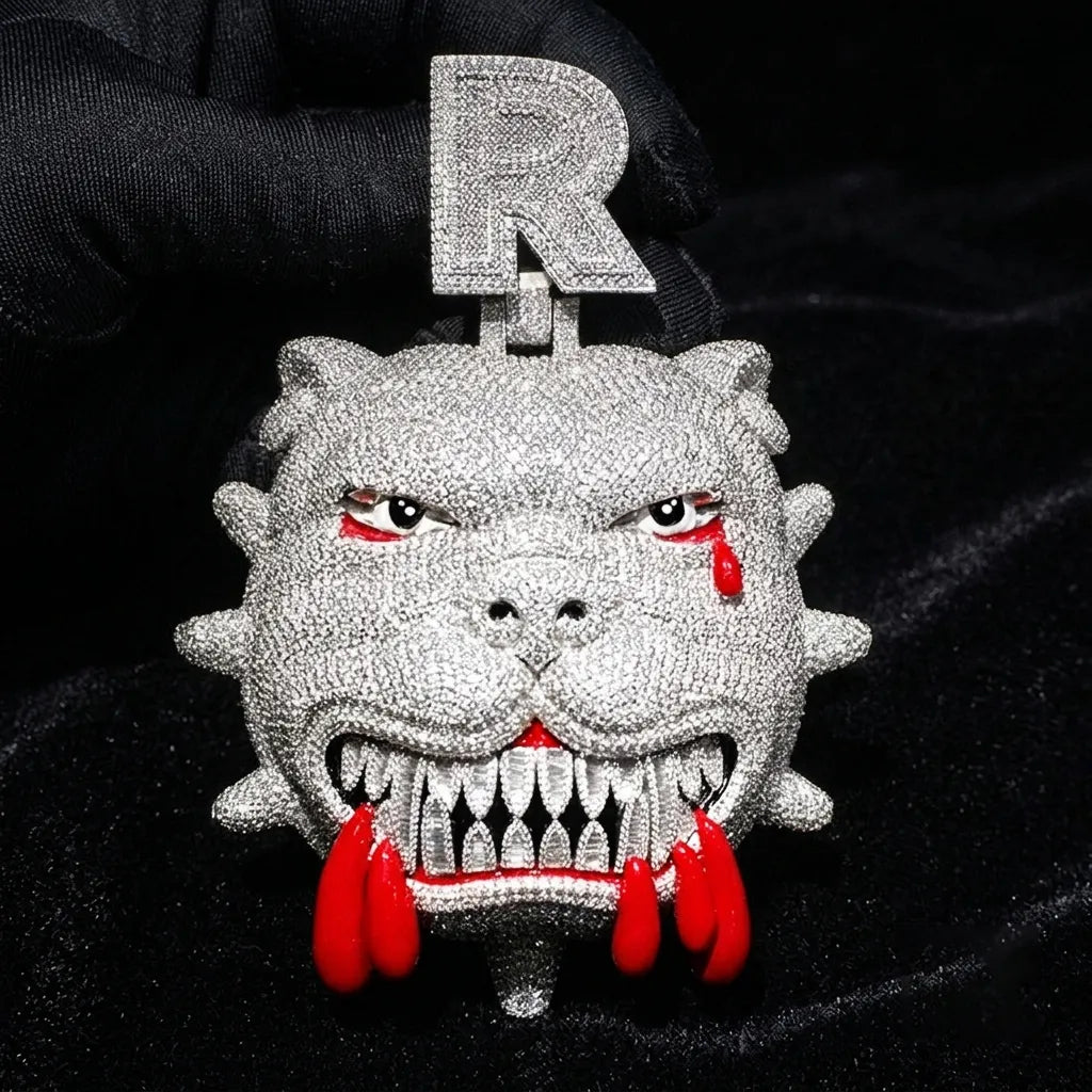 Iced Out Pitbull Pendant【A224】