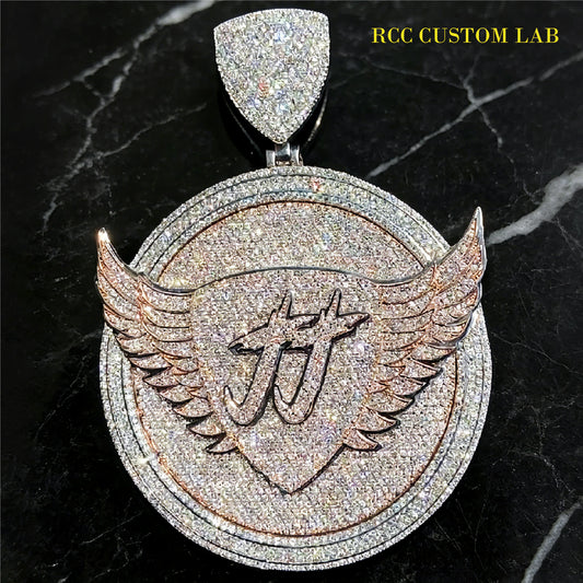 Winged Shield Luxury Hip Hop Pendant【R140】