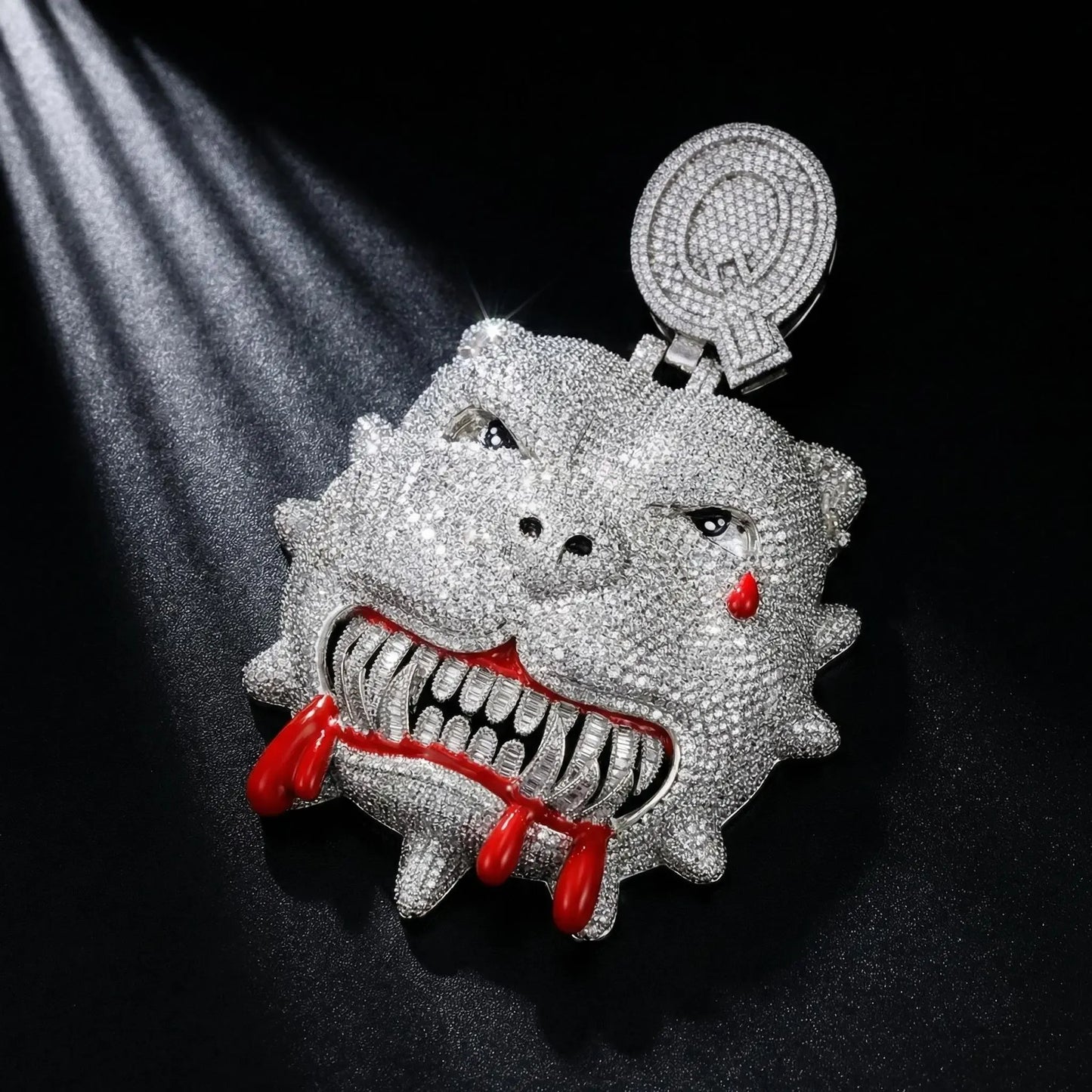 Iced Out Pitbull Pendant【A224】
