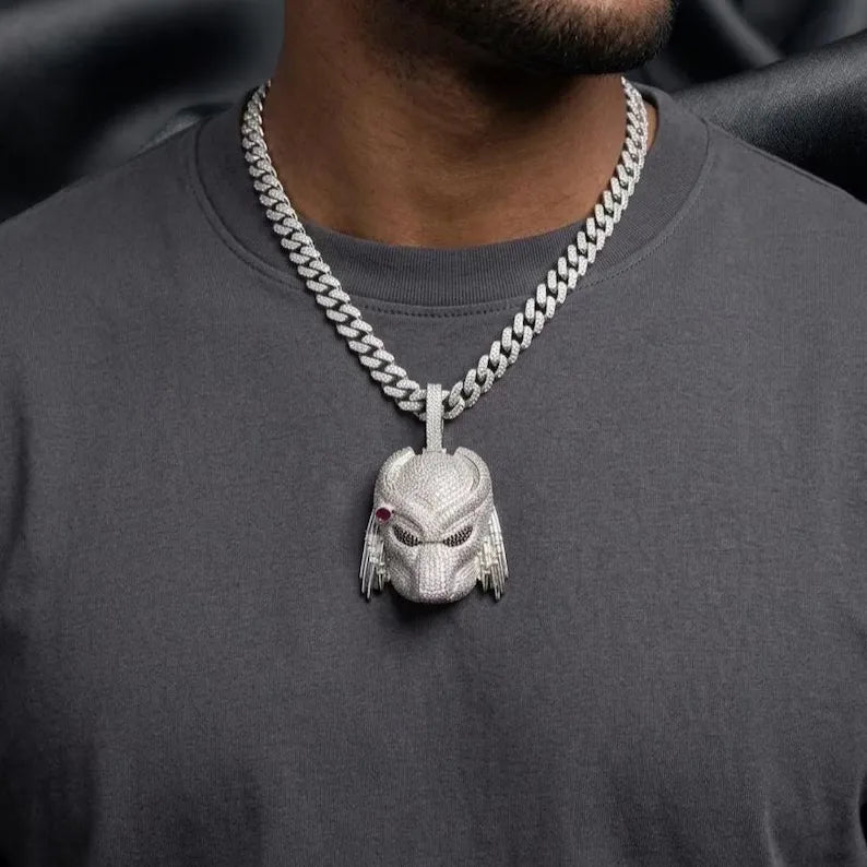 Iced Out Custom Alien Warrior Hip Hop Pendant【R221】