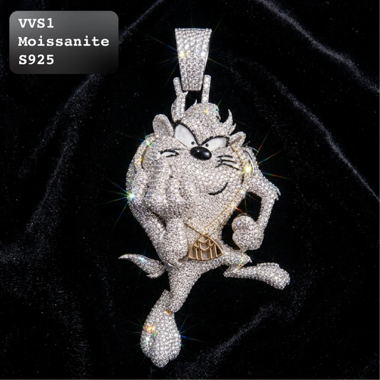 Iced Out Cartoon Character VVS Diamond Hip Hop Pendant【A256】