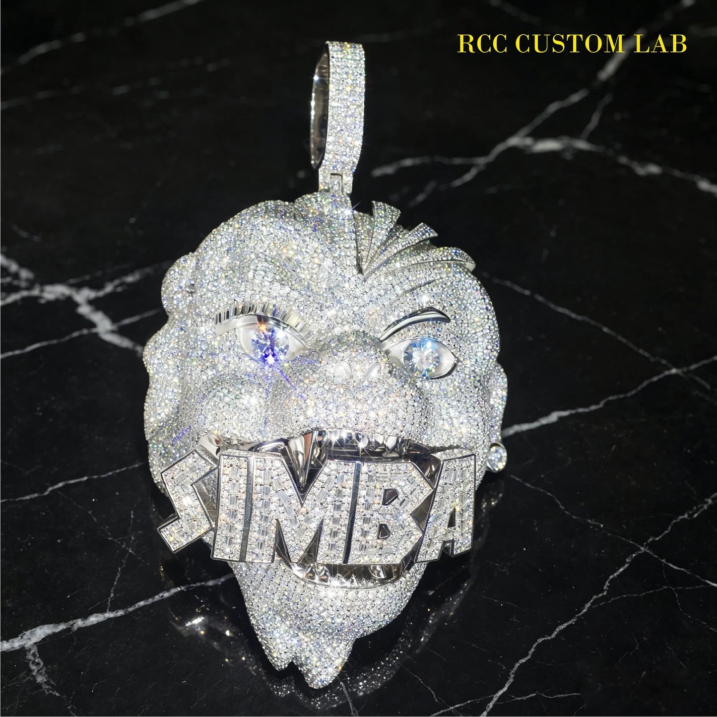 Iced Simba Lion Pendant【R158】