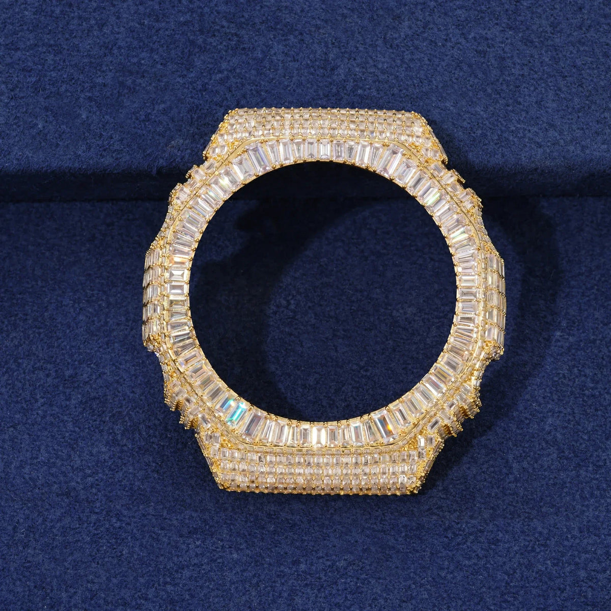 Full Baguette Moissanite Bust Down Bezel for GA2100