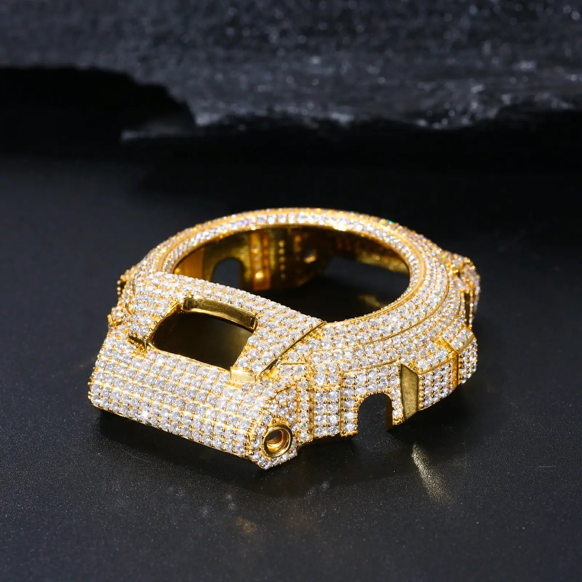 Watch Bezel & Watch Case for DW6900 - Classic Moissanite S925