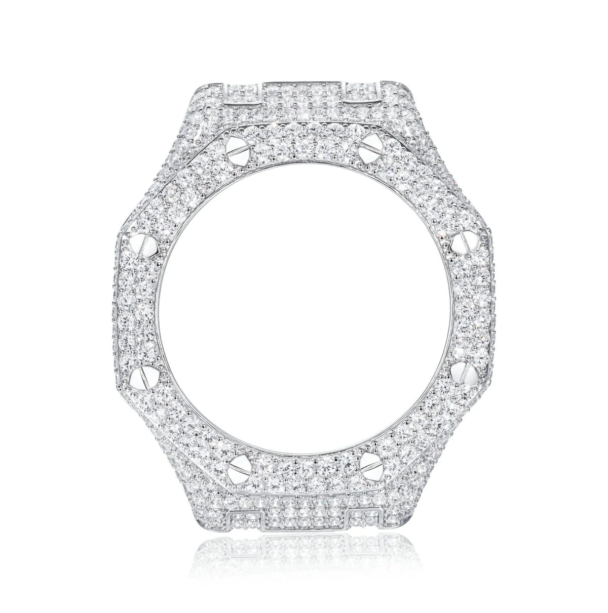 Iced Out Moissanite Bust Down Bezel for GA2100