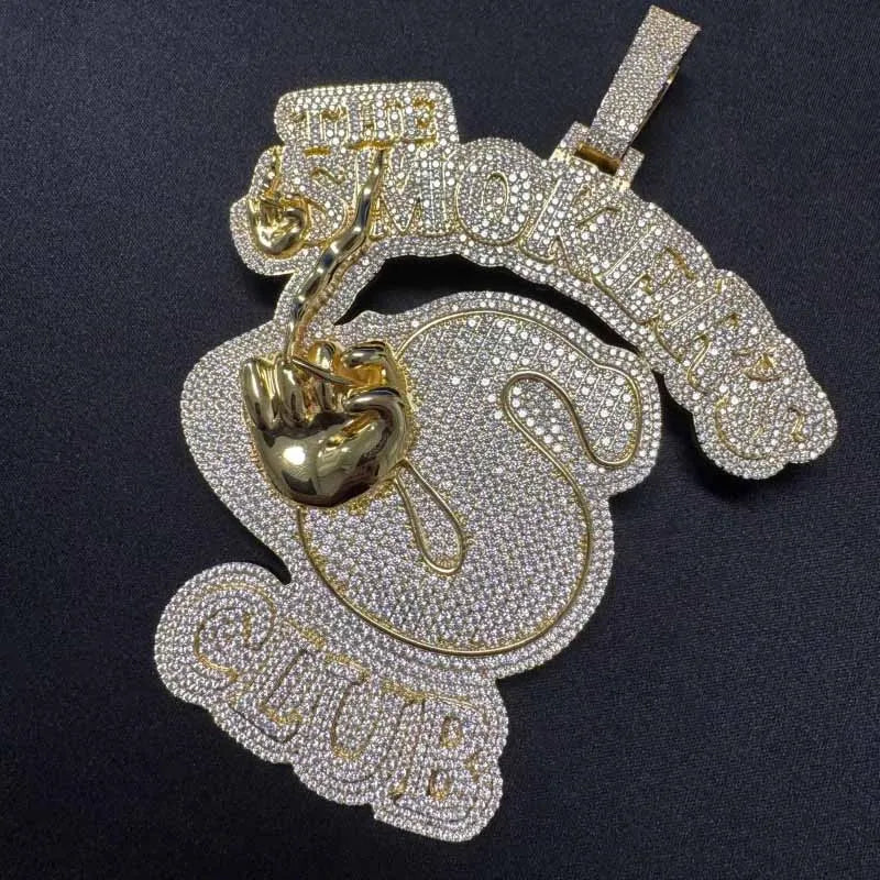 Iced Out The Smokers Club Pendant【A231】