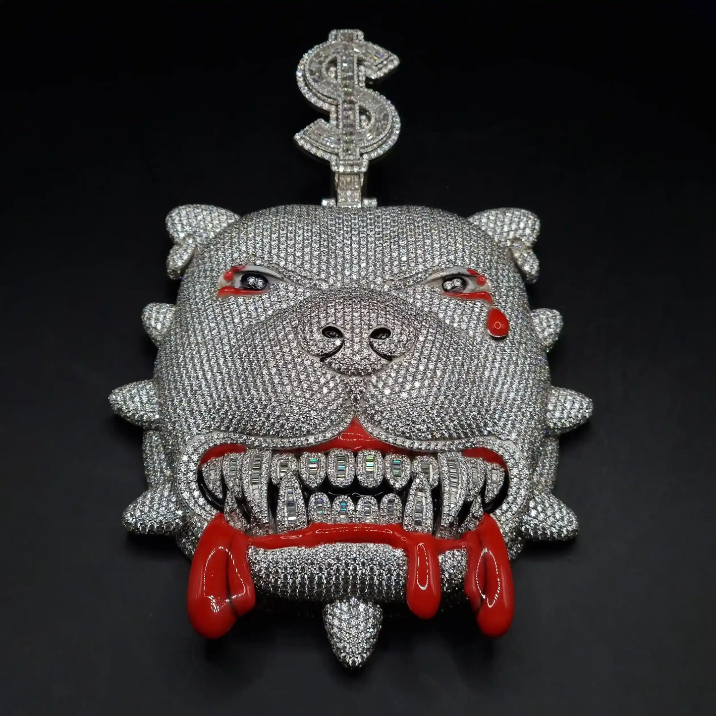 Iced Out Pitbull Pendant【A224】