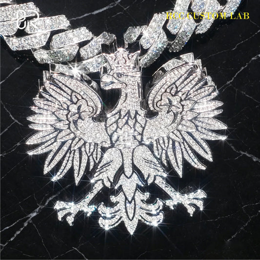 Iced Polish Eagle Pendant【R163】