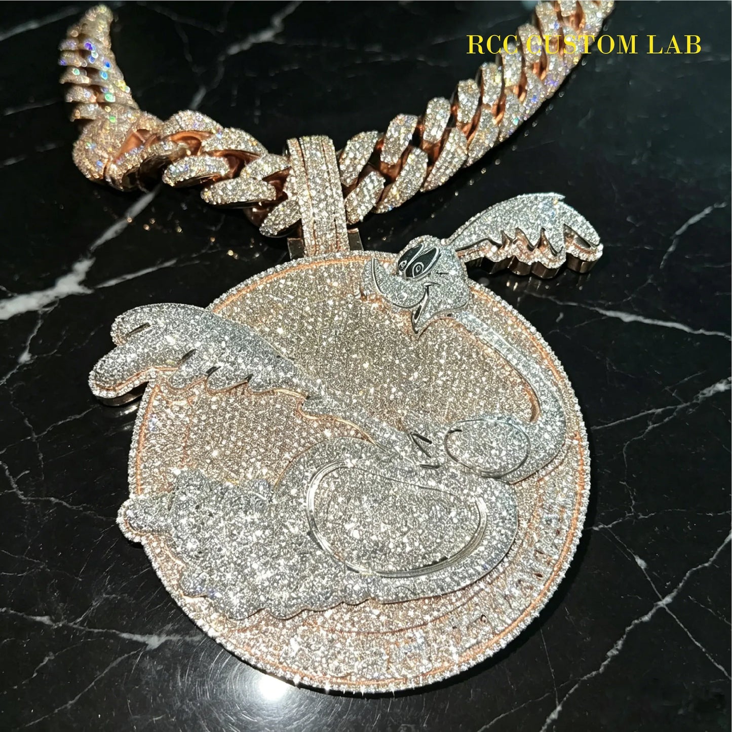 Iced Pluto Cartoon Pendant【R166】