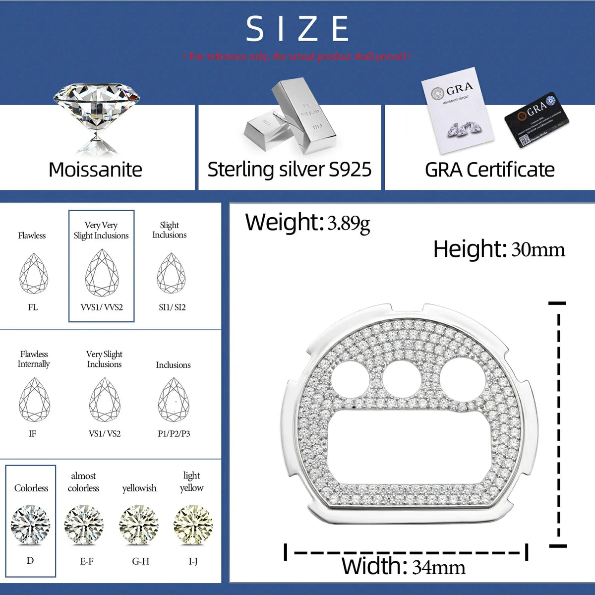 Watch Dial for DW6900 Moissanite Iced Out