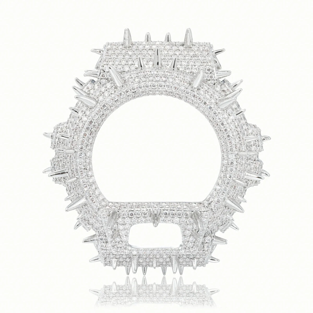 Watch Bezel & Watch Case for DW6900 - Thorns Moissanite S925