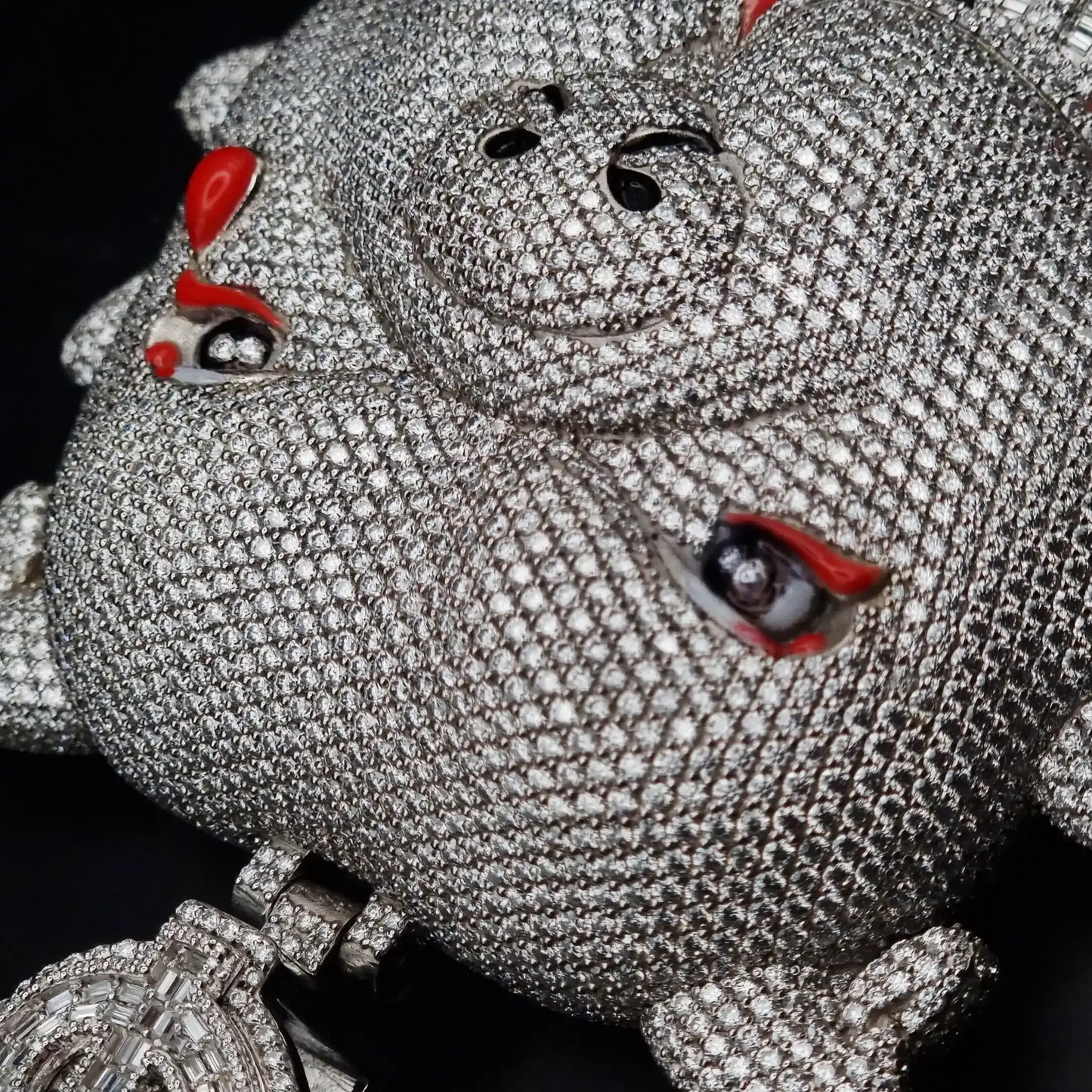 Iced Out Pitbull Pendant【A224】
