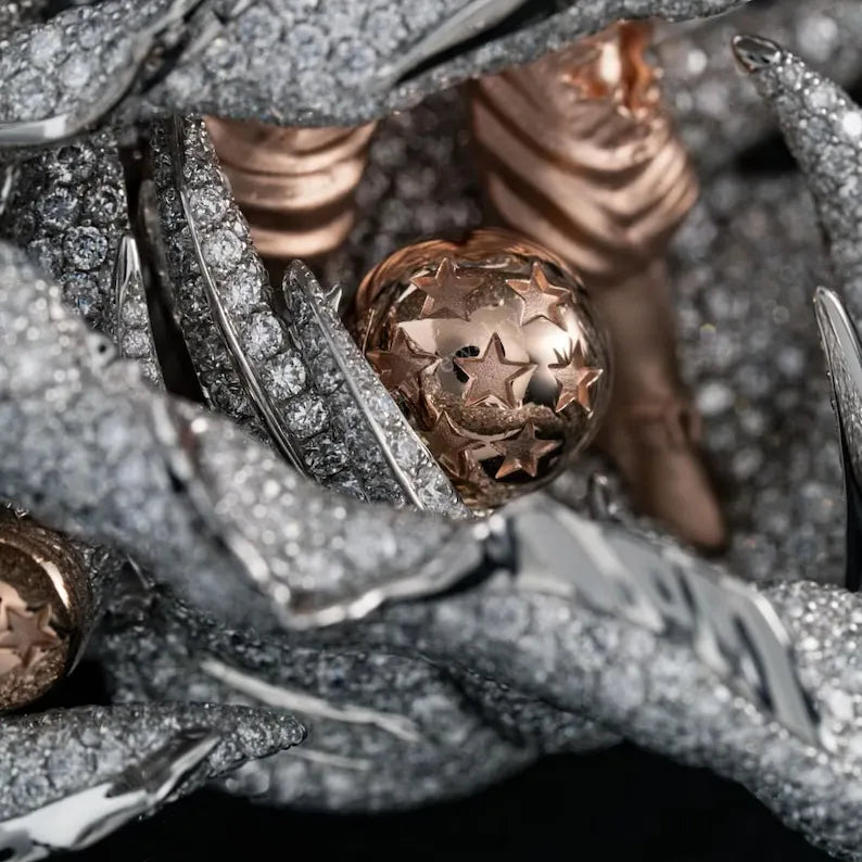 Iced Out Custom Saiyan Energy Sphere Moissanite Hip Hop Pendant【R235】