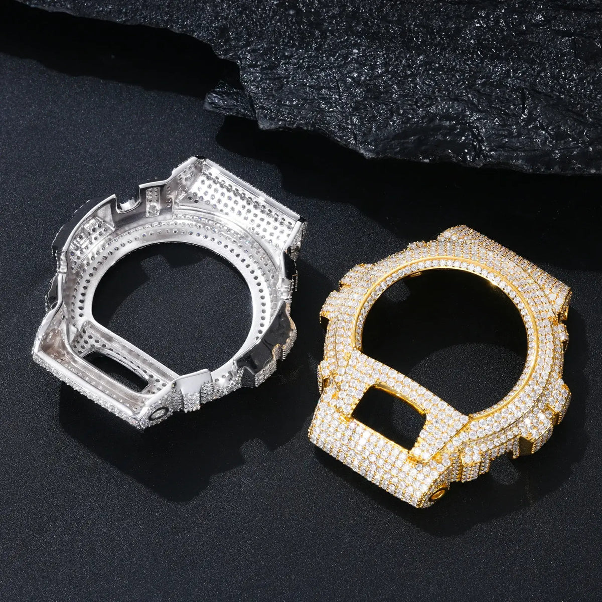 Watch Bezel & Watch Case for DW6900 - Classic Moissanite S925