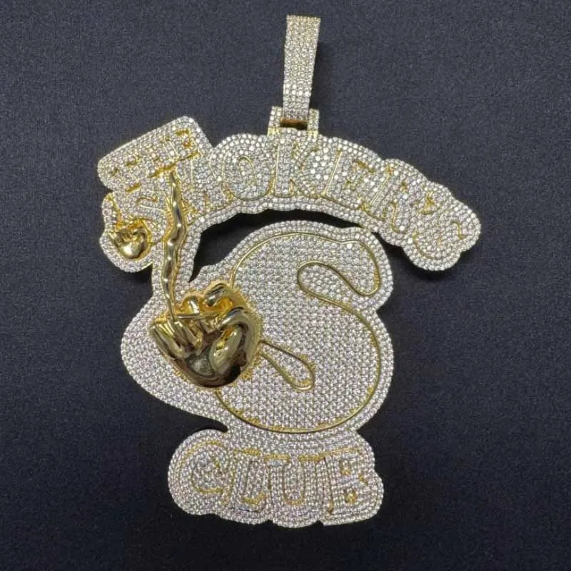 Iced Out The Smokers Club Pendant【A231】