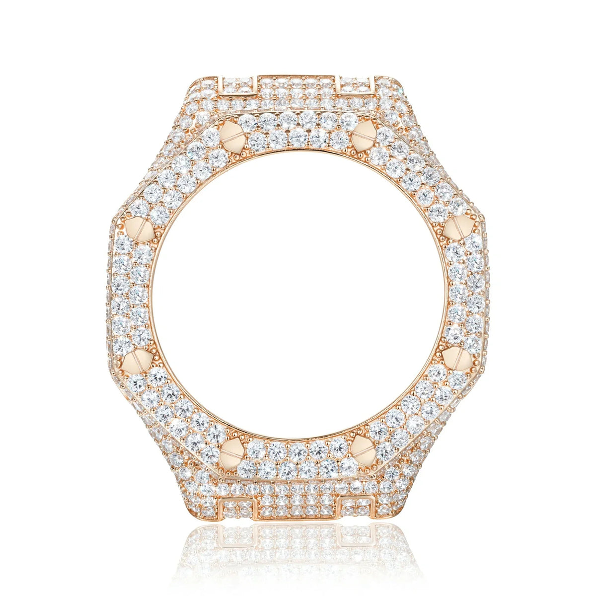 Iced Out Moissanite Bust Down Bezel for GA2100