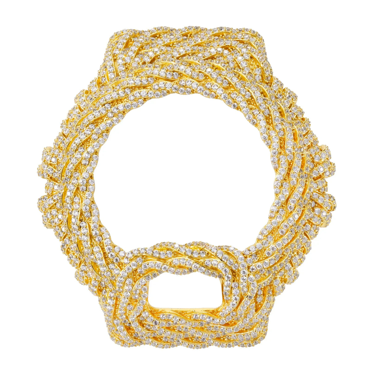 S925 Moissanite Rope Watch Case for DW6900 SERIES