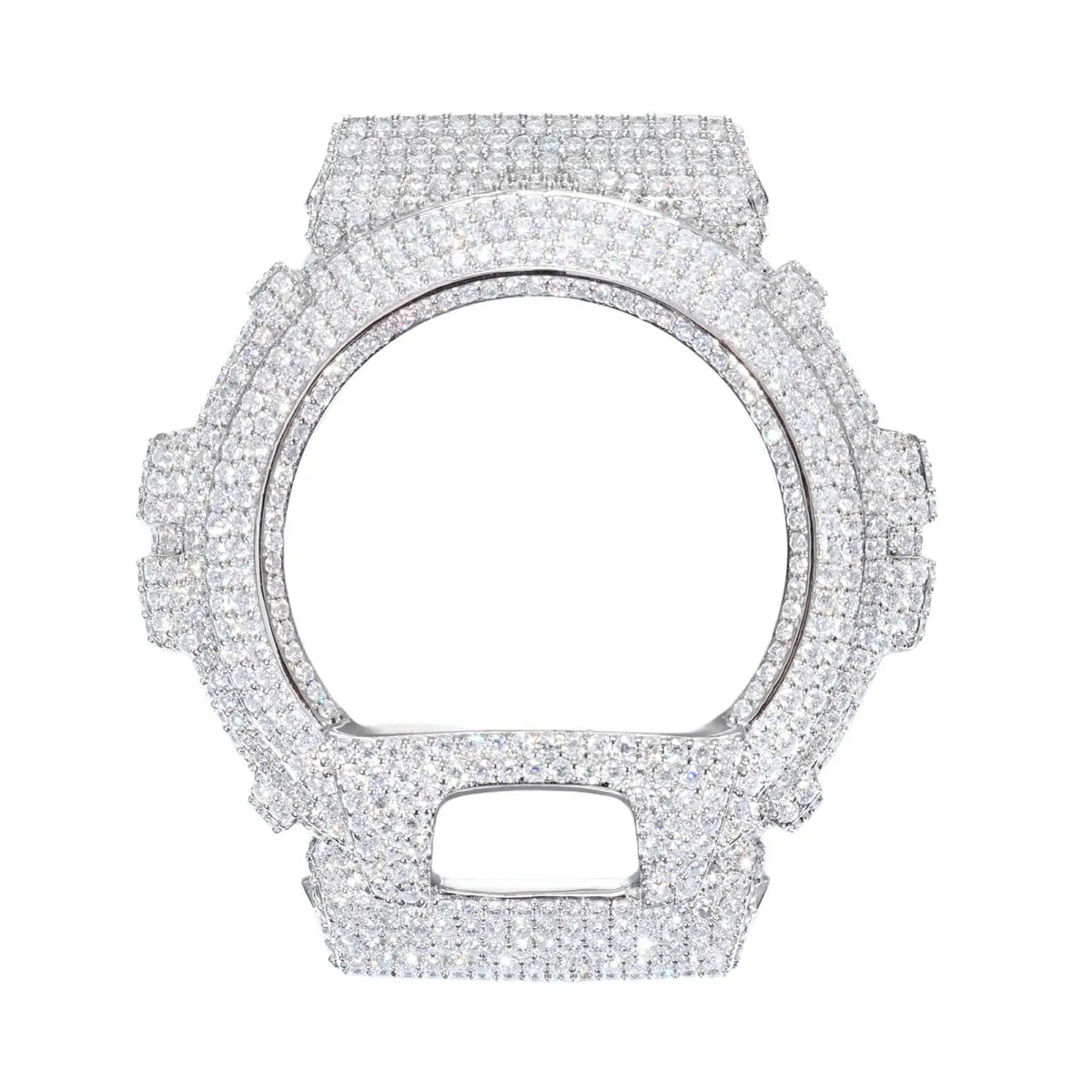 Watch Bezel & Watch Case for DW6900 - Classic Moissanite S925
