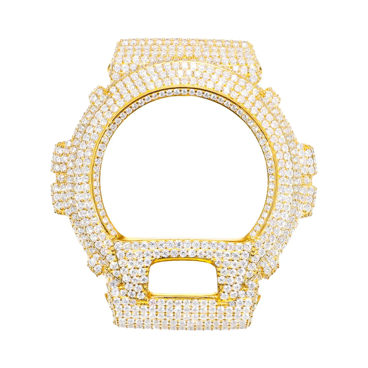 Watch Bezel & Watch Case for DW6900 - Classic Moissanite S925