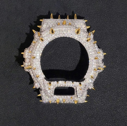 Watch Bezel & Watch Case for DW6900 - Thorns Moissanite S925