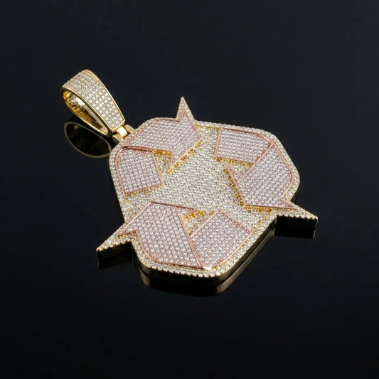 Iced Out Recycle Symbol Pendant【A202】