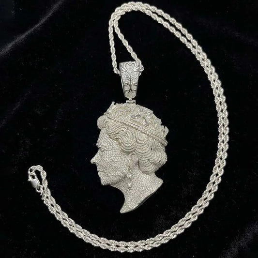 Double-Sided 3D Queen Pendant