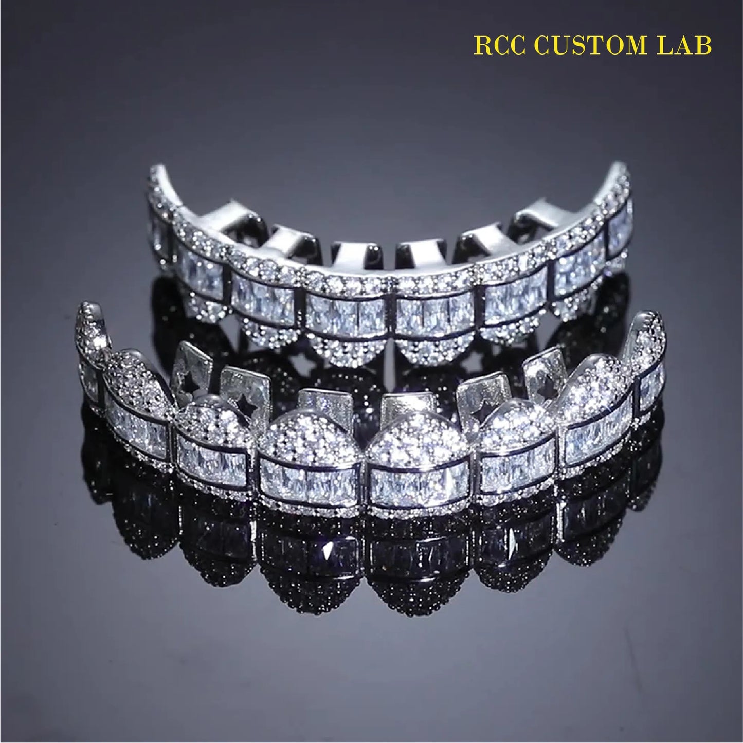 Baguette & Round Diamond Grillz【G104】