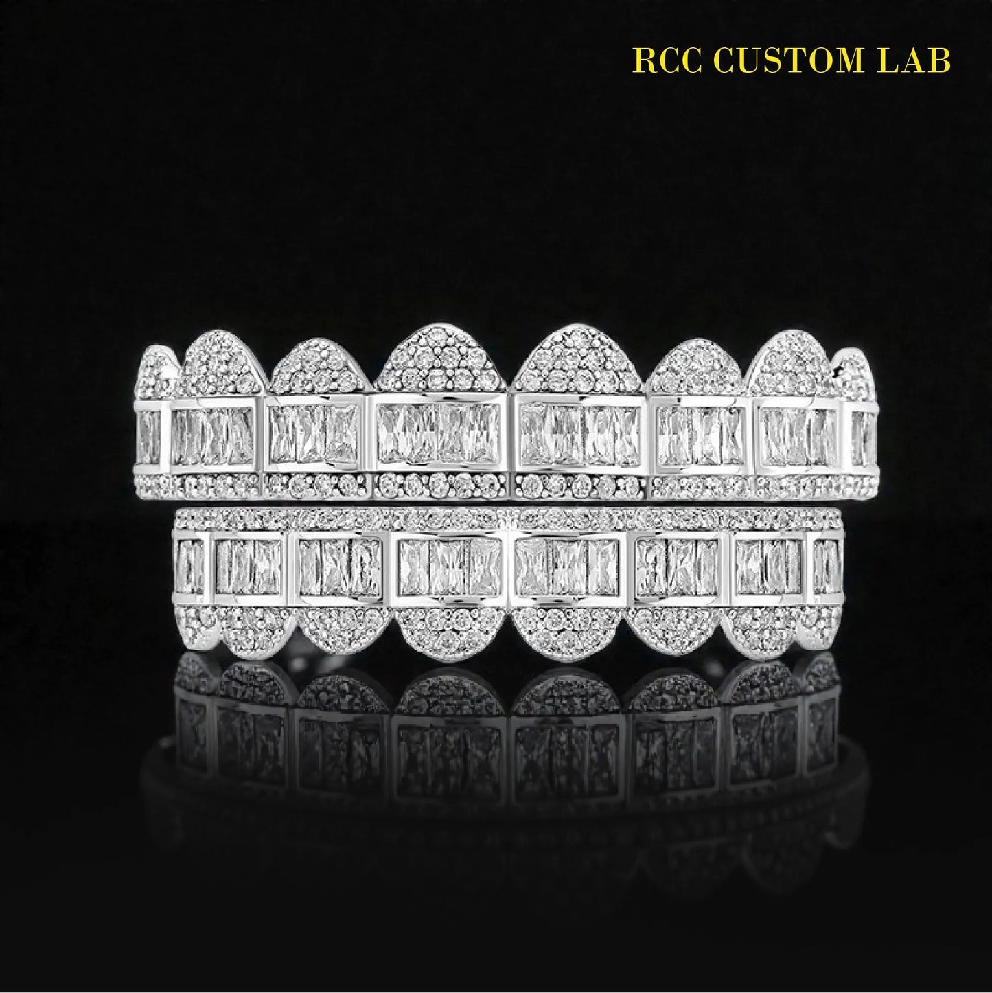 Baguette & Round Diamond Grillz【G104】