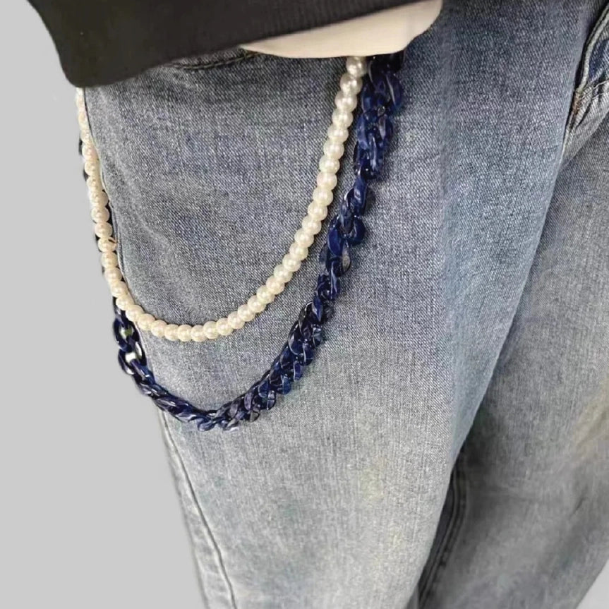 Layered Cuban Link Hip Hop Wallet Chain【M211】